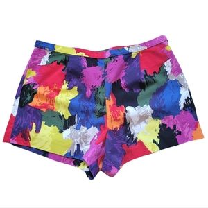 Kate Spade Saturday Multicolor Side Zip Short Sz 4